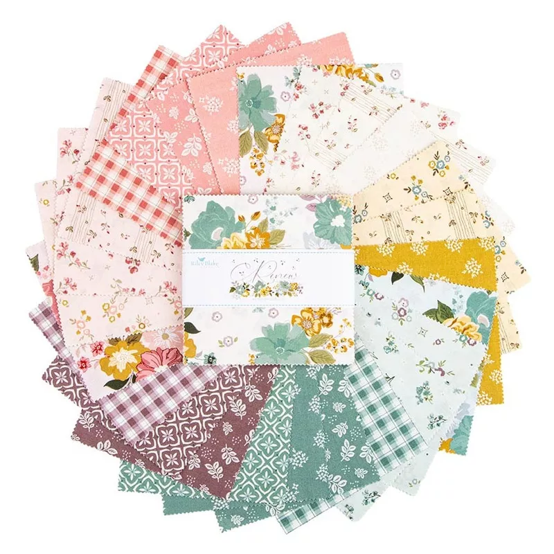 renew-sandy-gervais-5-stacker-charm-pack-riley-blake-designs Renew – Sandy Gervais – 5″ Stacker – Charm Pack – Riley Blake Designs