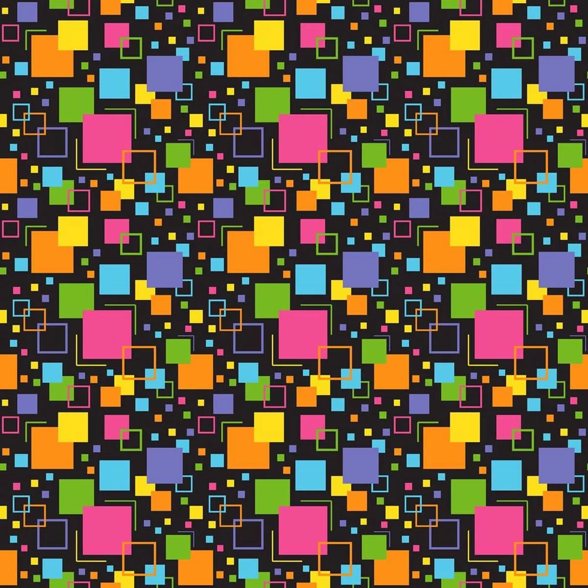 retro-rainbow-square-fabric Retro Rainbow Square Fabric