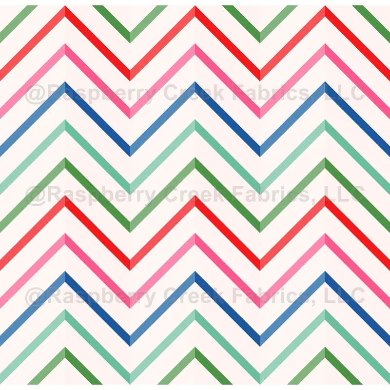 Retro spark christmas chevron – peppermint twist