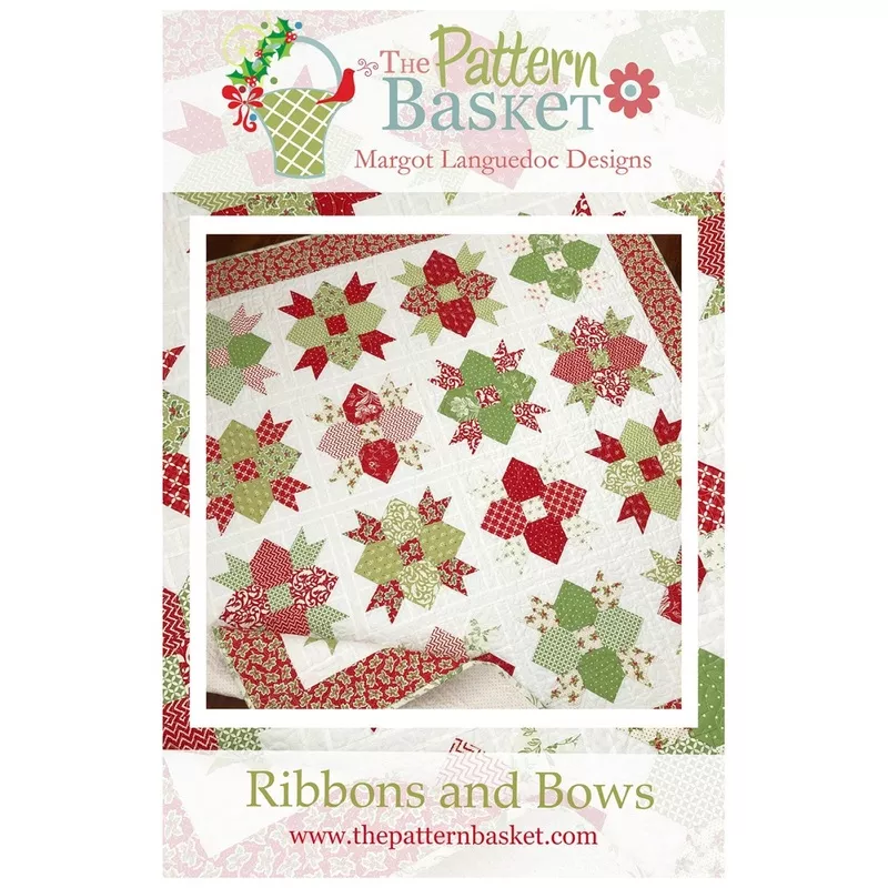 Ribbons and Bows Quilt Pattern Printed Pattern Only – The Pattern Basket