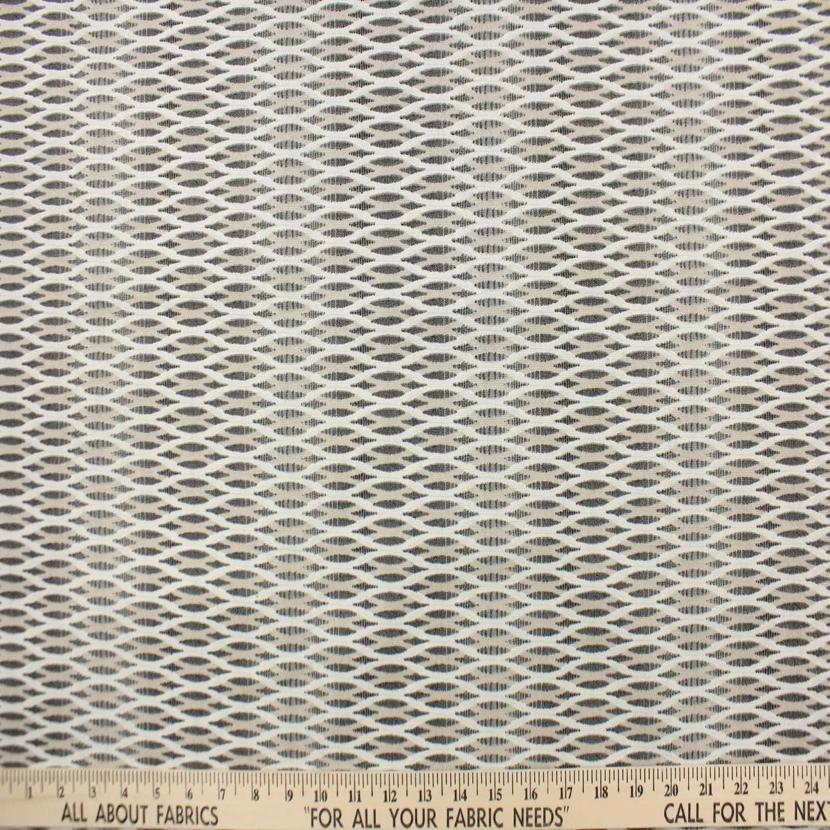 Richloom Ballasteros Fabric in Charcoal