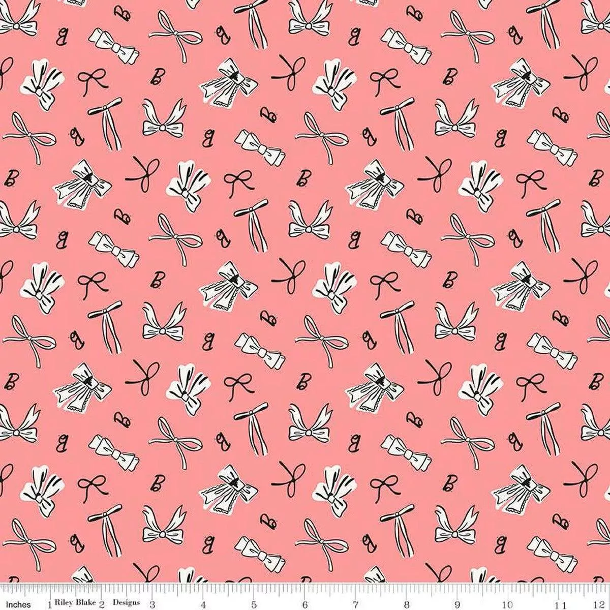 Riley Blake – Barbie Vintage Bows – Pink