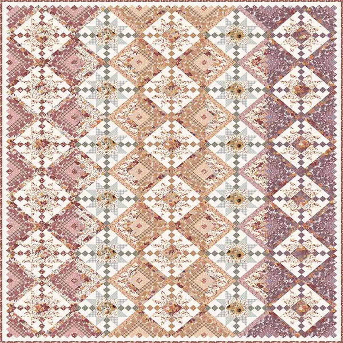 Riley Blake Designs Log Cabin Quilt Pattern P207-LOGCABIN