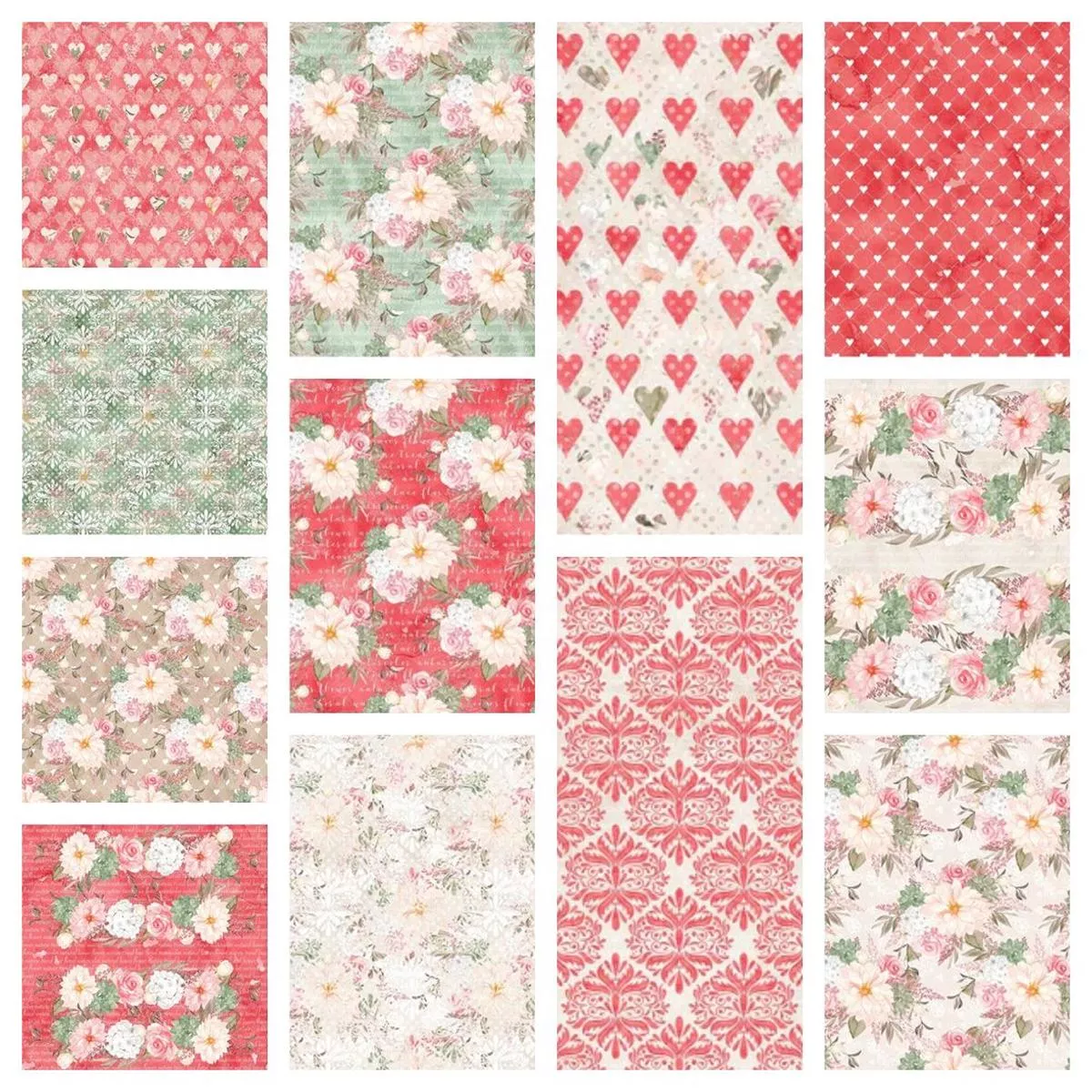 romantic-bouquets-fabric-collection-1-yard-bundle Romantic Bouquets Fabric Collection – 1 Yard Bundle