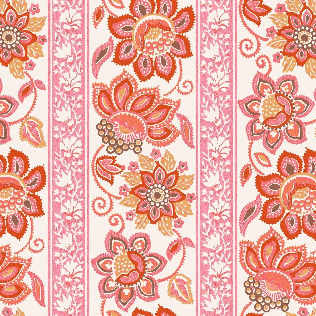romantic-folk-in-sienna-fabric Romantic Folk in Sienna Fabric