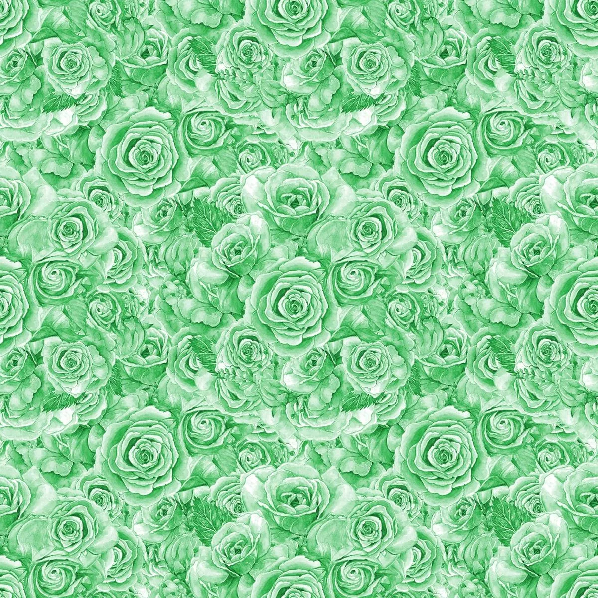 Rose Bouquet Pattern 67 Quilting Cotton Fabric