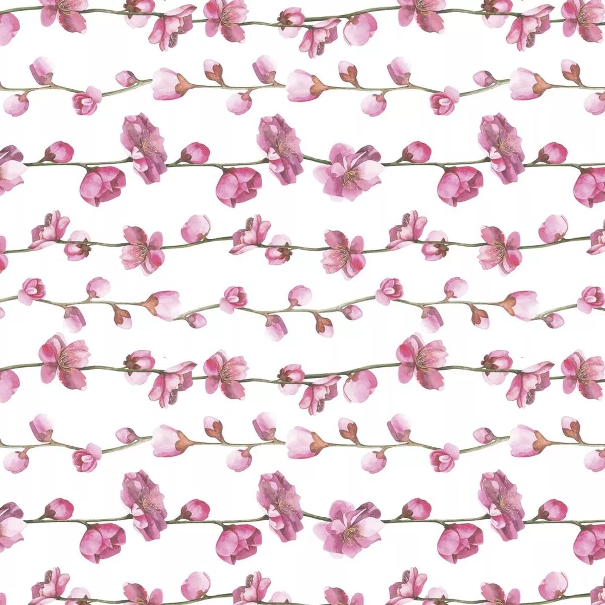 sakura-branch-fabric-white Sakura Branch Fabric – White