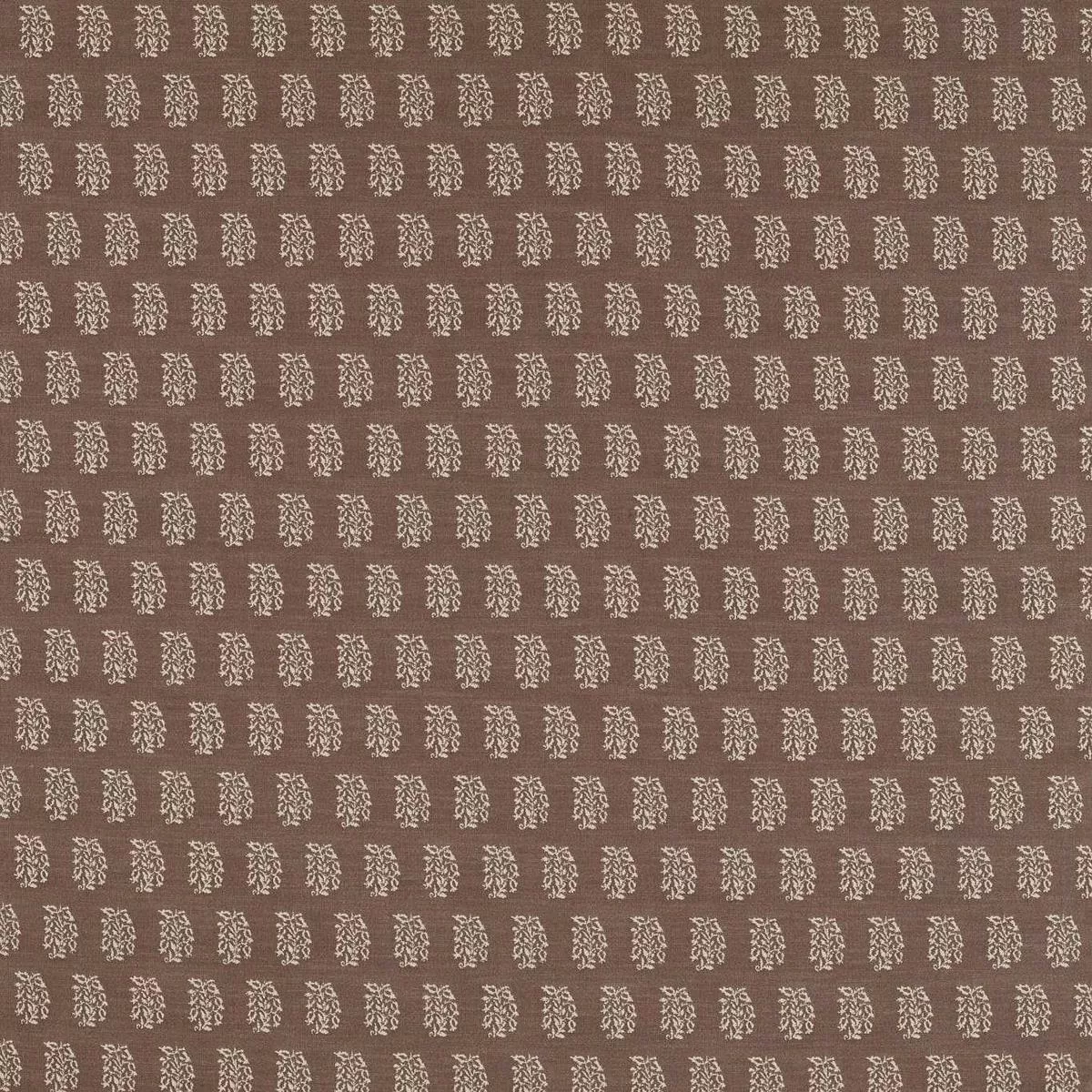 sanderson-bagru-fabric-botanical-cocoa-dsaf237501 SANDERSON Bagru Fabric Botanical Cocoa – DSAF237501