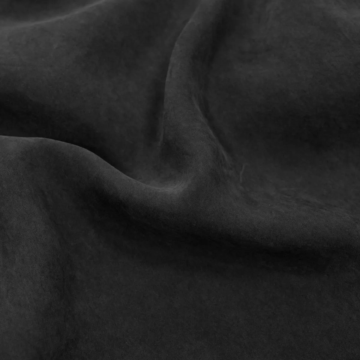 Sandwashed TENCEL Lyocell Blend – Black