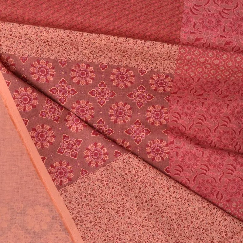 sarasa-cotton-fabric-red-print Sarasa Cotton Fabric, Red Print