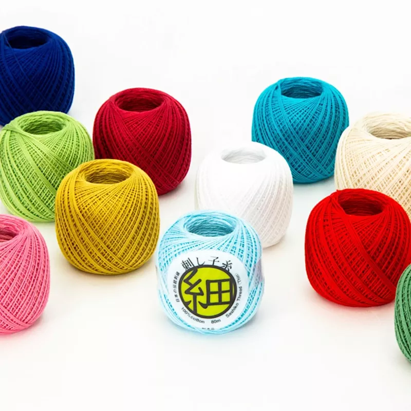 sashiko-thread-thin-80m-olympus-201 Sashiko Thread (Thin) 80m – Olympus 201