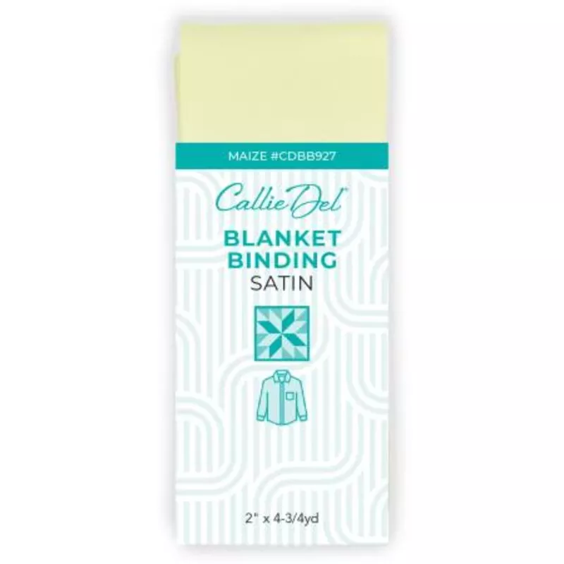 Satin Blanket Binding Maize 2in x 4-3/4yd