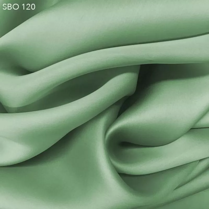 Satin Faced Organza – Seafoam Green