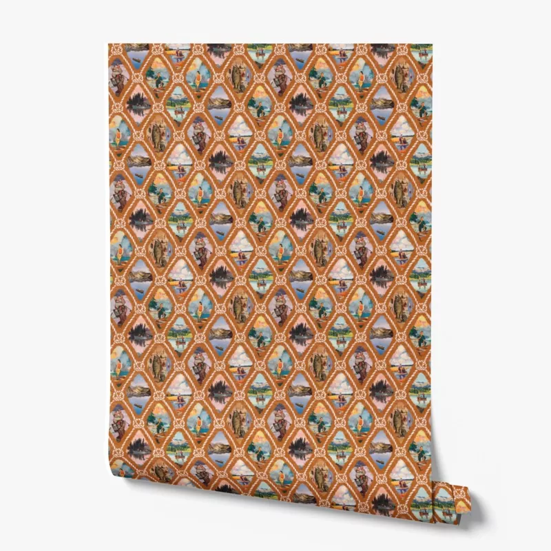 saturday-evening-post-rope-terracottawallpaper Saturday Evening Post Rope TerracottaWallpaper