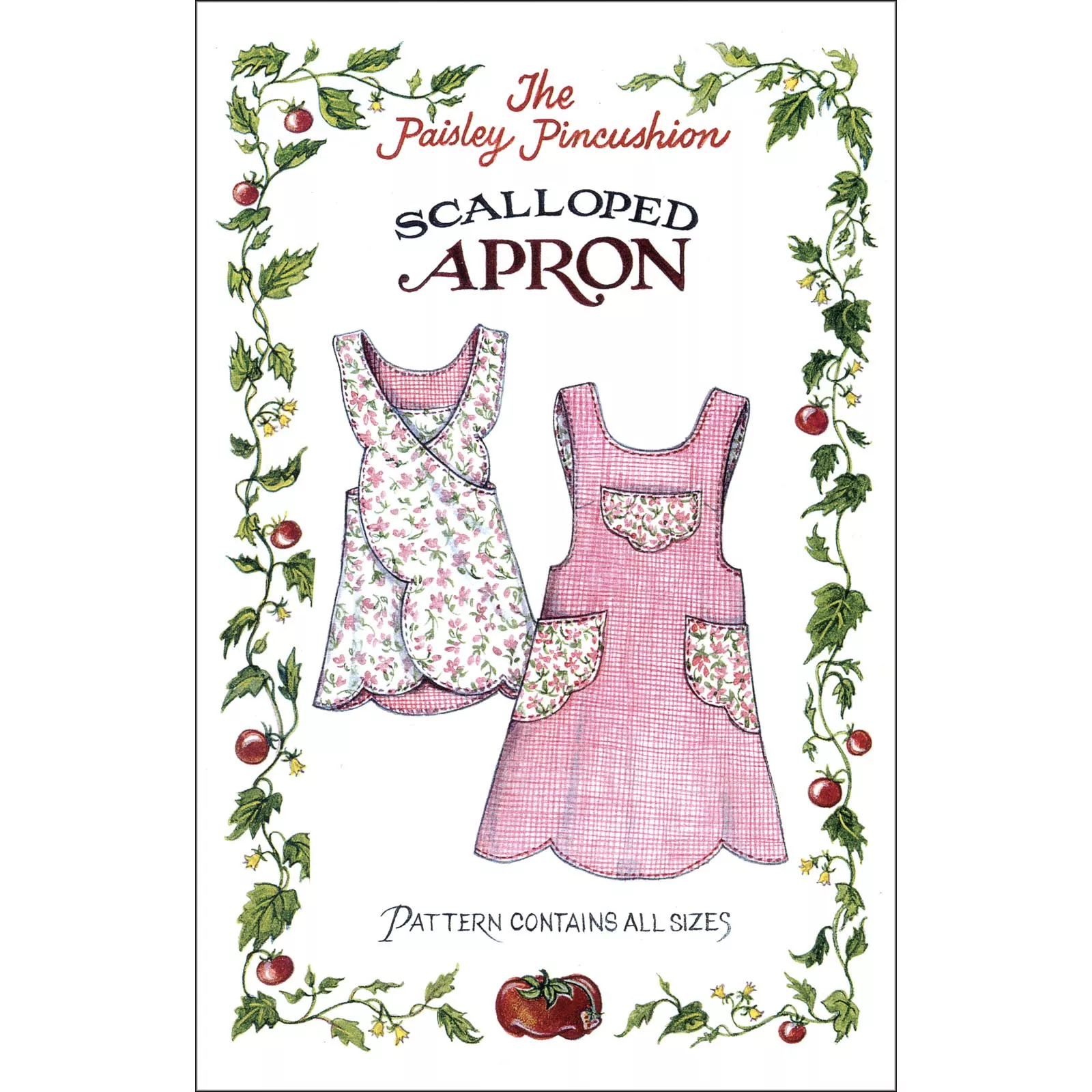Scalloped ApronThe Paisley Pincushion