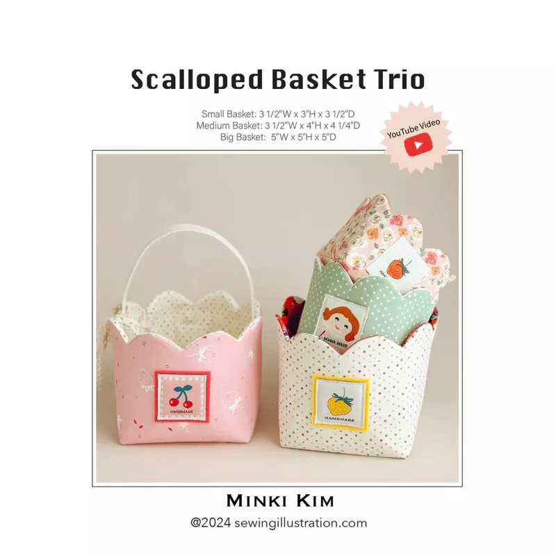scalloped-basket-trio-pattern-by-minki-kim Scalloped Basket Trio Pattern by Minki Kim