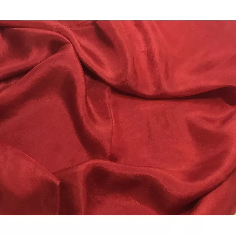 Scarlet Red – Hand Dyed Silk Habotai