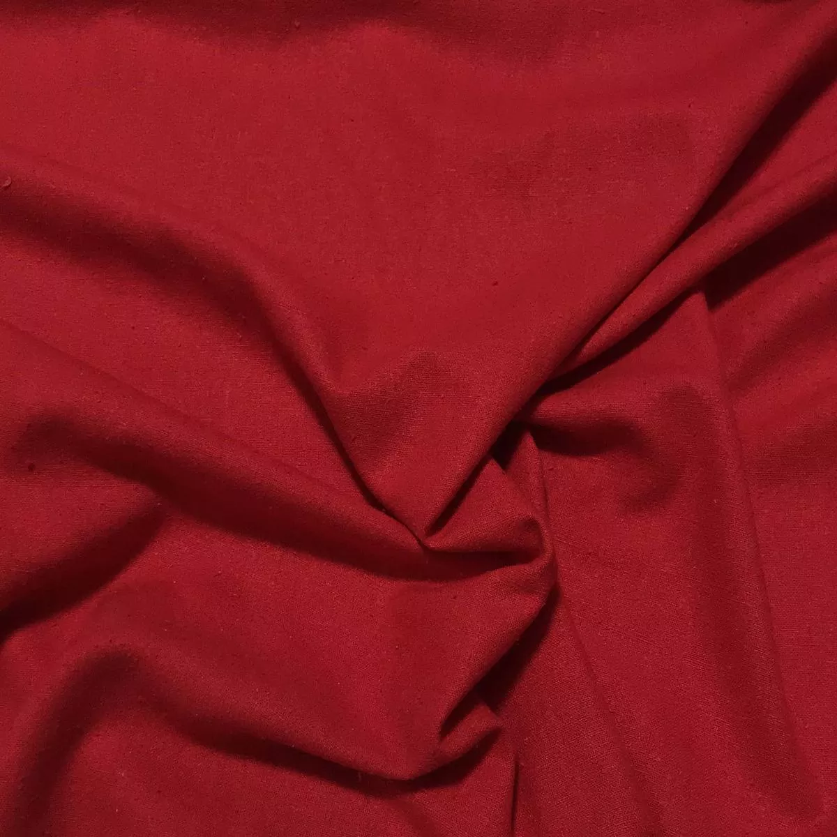 Scarlet Red – Silk Noil