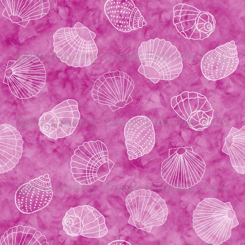 scattered-shells-on-warm-magenta-tonal-sunprint-texture Scattered Shells on Warm Magenta Tonal Sunprint Texture