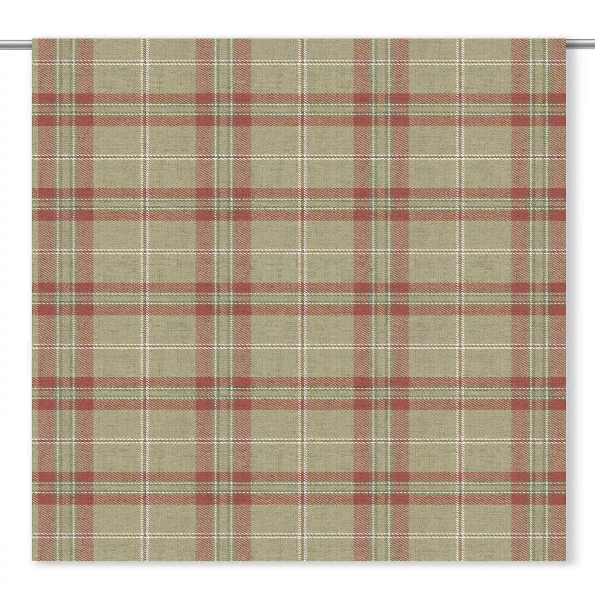 scotch-desert-fabric-by-yard-olive-green-red ‘Scotch Desert’ Fabric by the Yard (Olive Green/ Red)