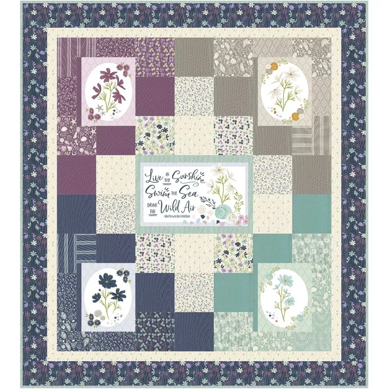seaglass-summer-eventide-quilt-kit Seaglass Summer Eventide Quilt Kit