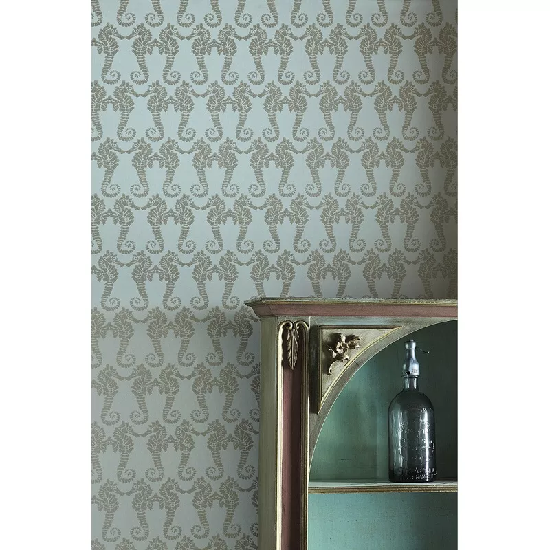 seahorse-eau-de-nil-wallcovering Seahorse – Eau de Nil Wallcovering