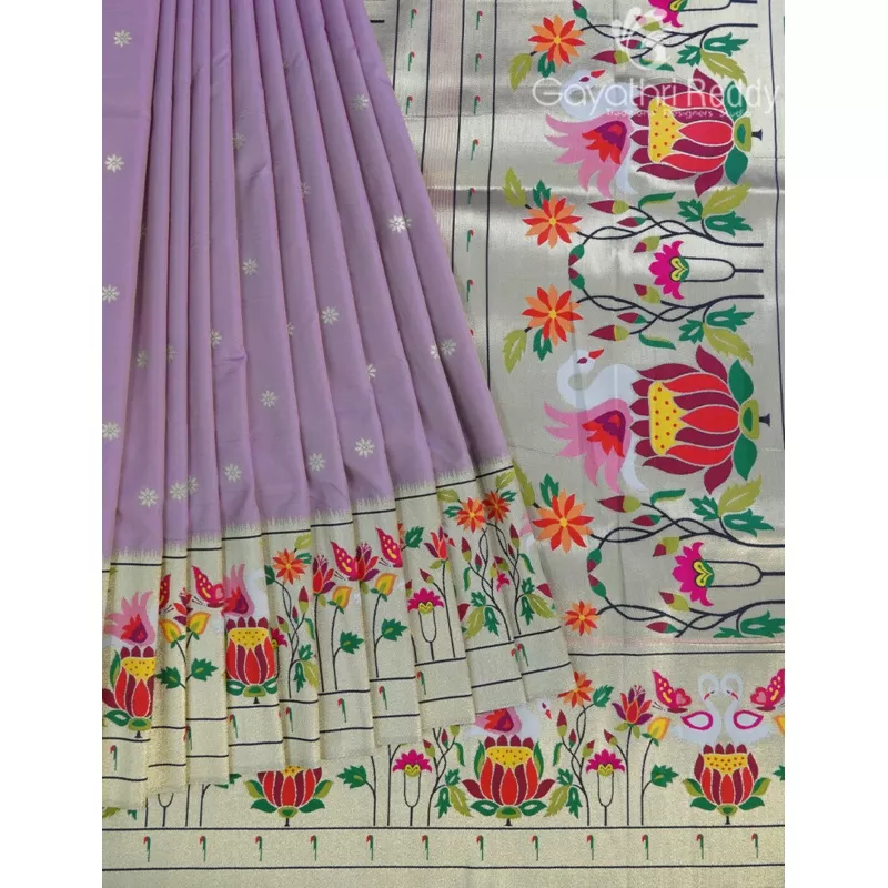 semi-paithani-saree-sps65 SEMI PAITHANI SAREE-SPS65