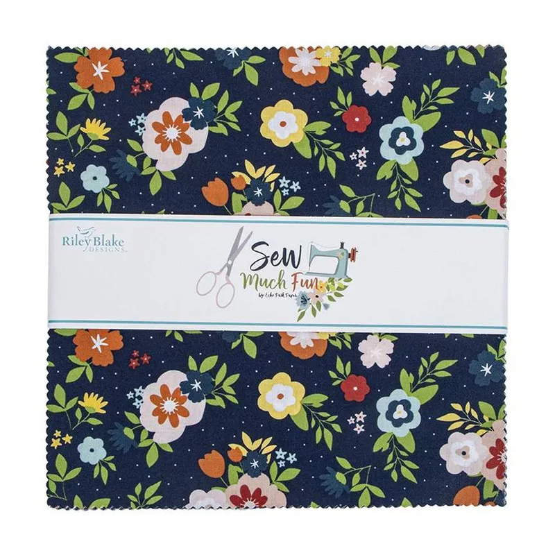 sew-much-fun-10-stacker-by-echo-park-paper-riley-blake-designs Sew Much Fun 10″ Stacker by Echo Park Paper for Riley Blake Designs