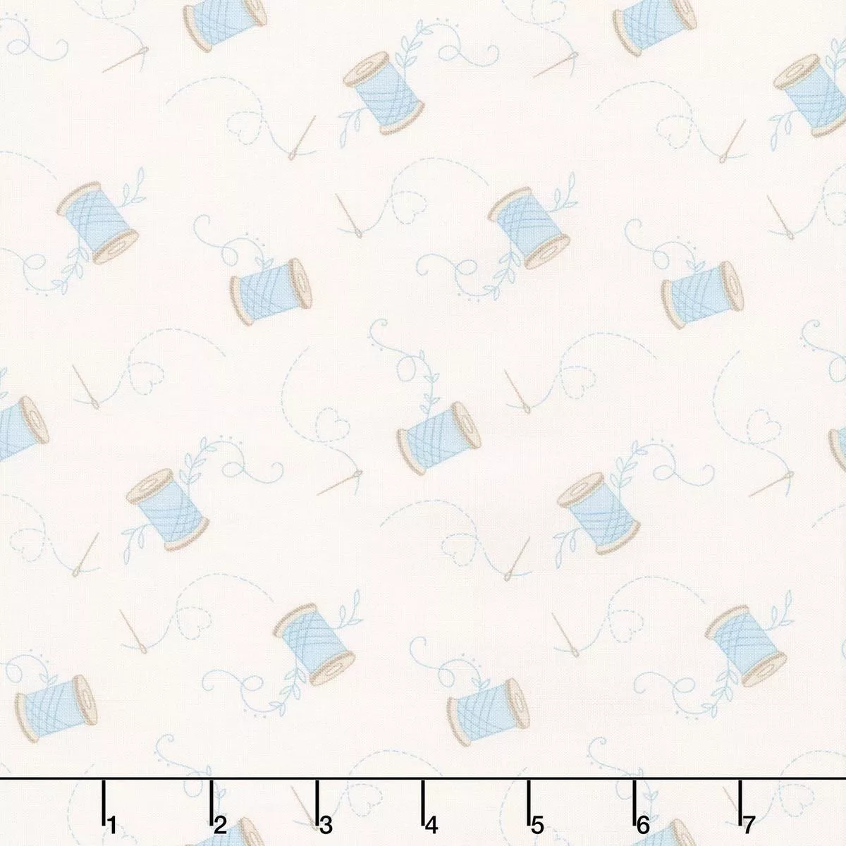 sewing-bird-needle-thread-cotton-yardage Sewing Bird – Needle and Thread Cotton Yardage