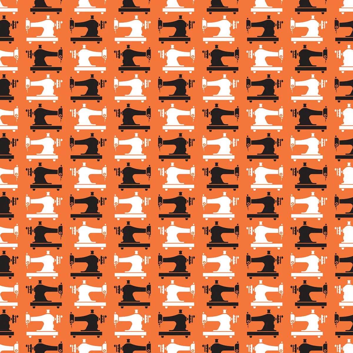 sewing-machine-fabric-pumpkin Sewing Machine Fabric – Pumpkin