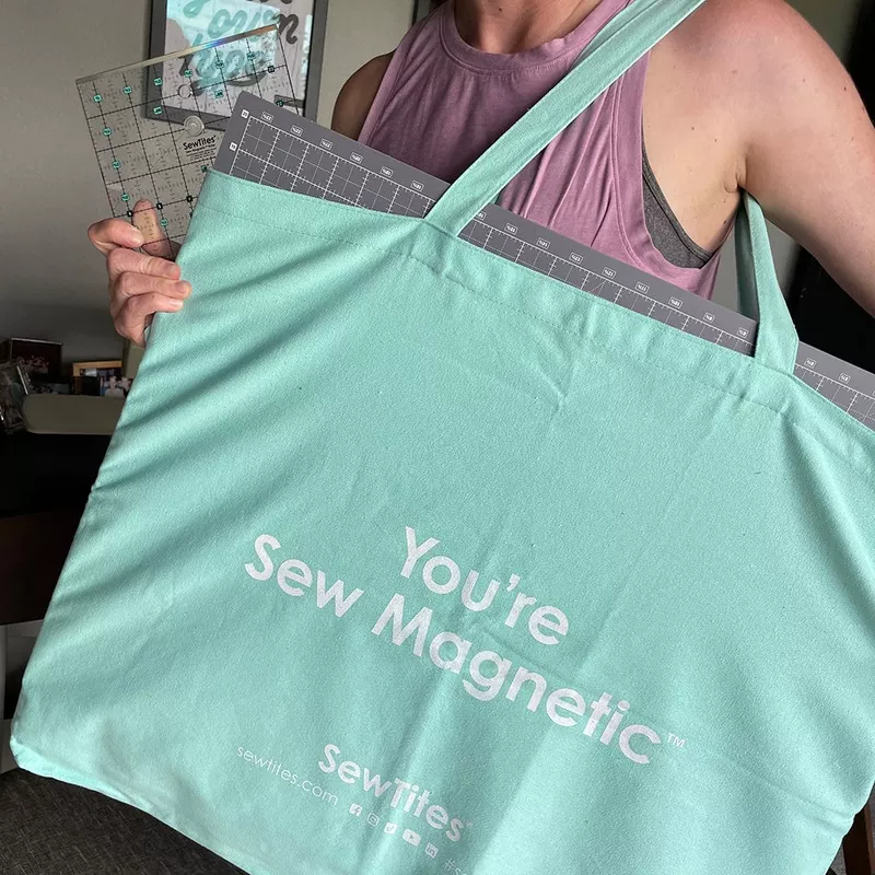 SewTites You’re Sew Magnetic Cutting System Canvas Tote