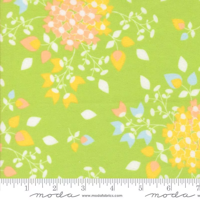 Sherbet Sunshine Flannel -Leaf