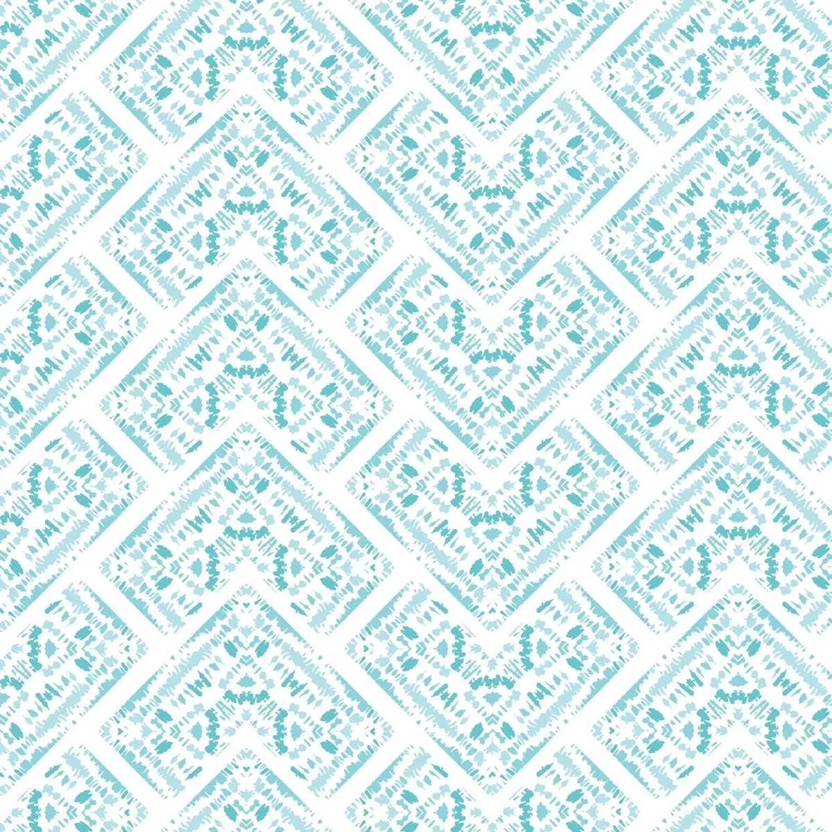 shibori-mirrored-chevron-fabric-aqua Shibori Mirrored Chevron Fabric – Aqua