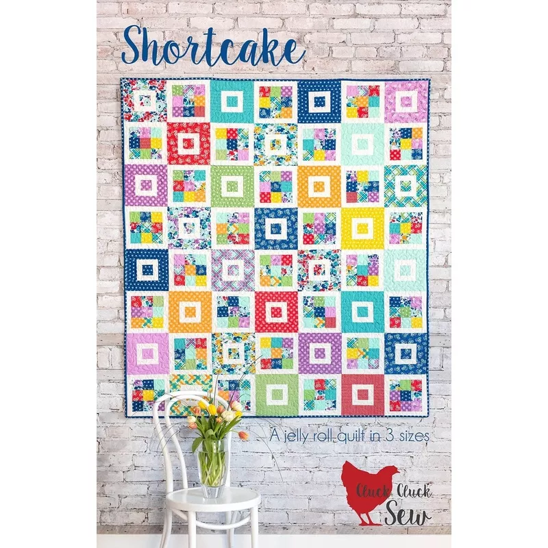 shortcake-quilt-pattern-paper-pattern-only-ccs122-by-allison-harris-cluck-cluck- Shortcake Quilt Pattern, Paper Pattern only CCS122 by Allison Harris for Cluck Cluck Sew