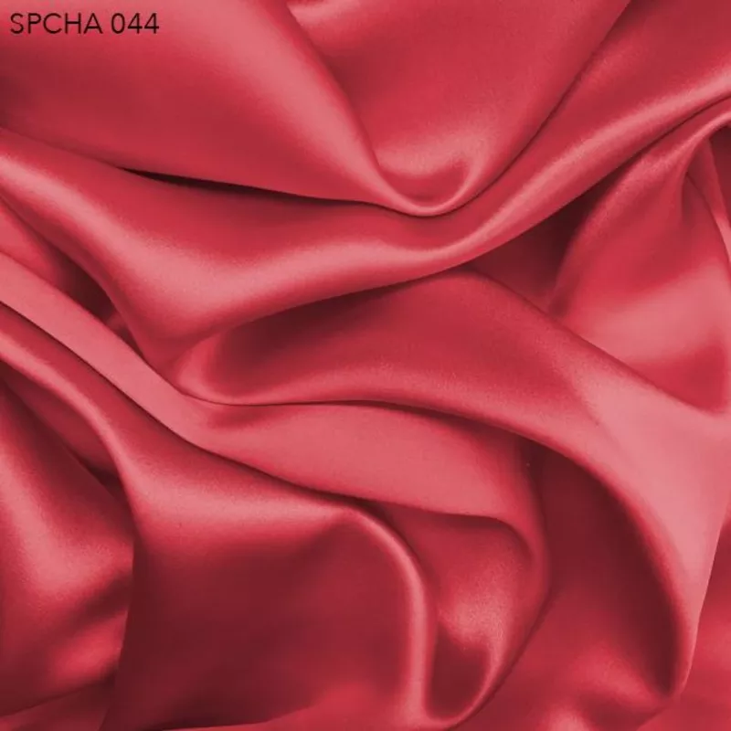 Silk Charmeuse – Deep Coral
