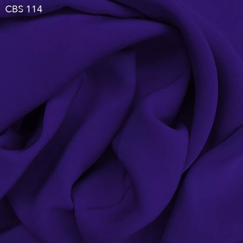Silk Crepe Back Satin – Sapphire