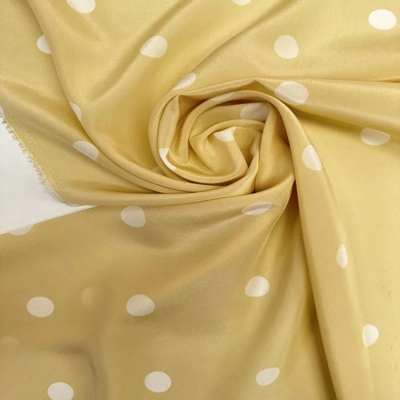 silk-satin-polka-dot-fabric Silk Satin Polka Dot Fabric