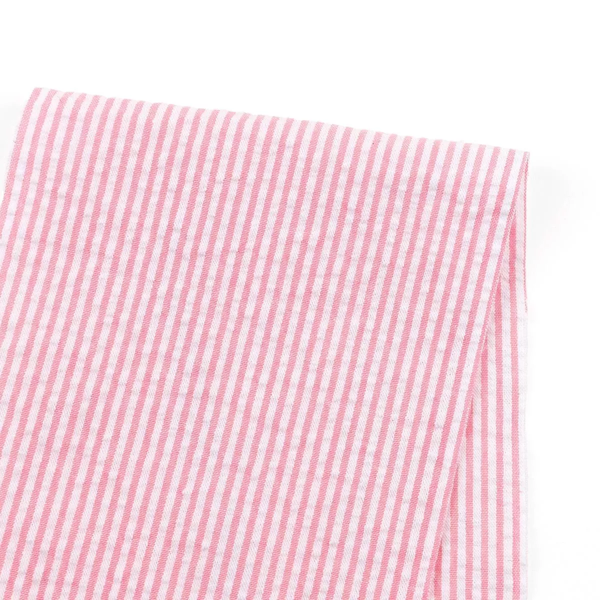 small-stripe-seersucker-cotton-bubblegum Small Stripe Seersucker Cotton – Bubblegum