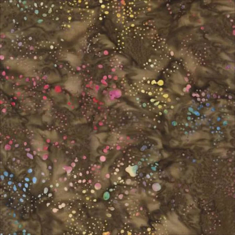 Smudge Paint Splatter Batik Fabric