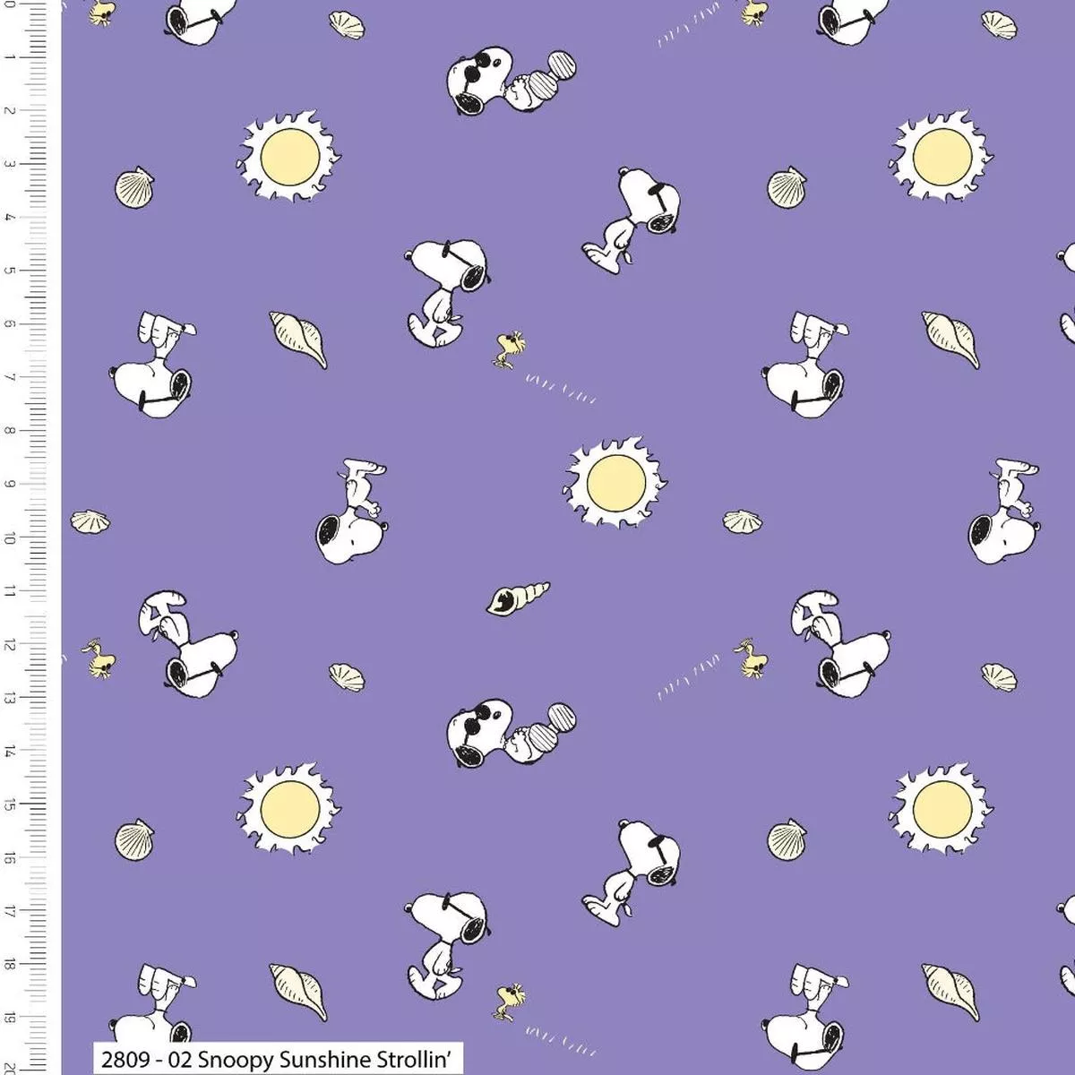 Snoopy Dog Fabric
