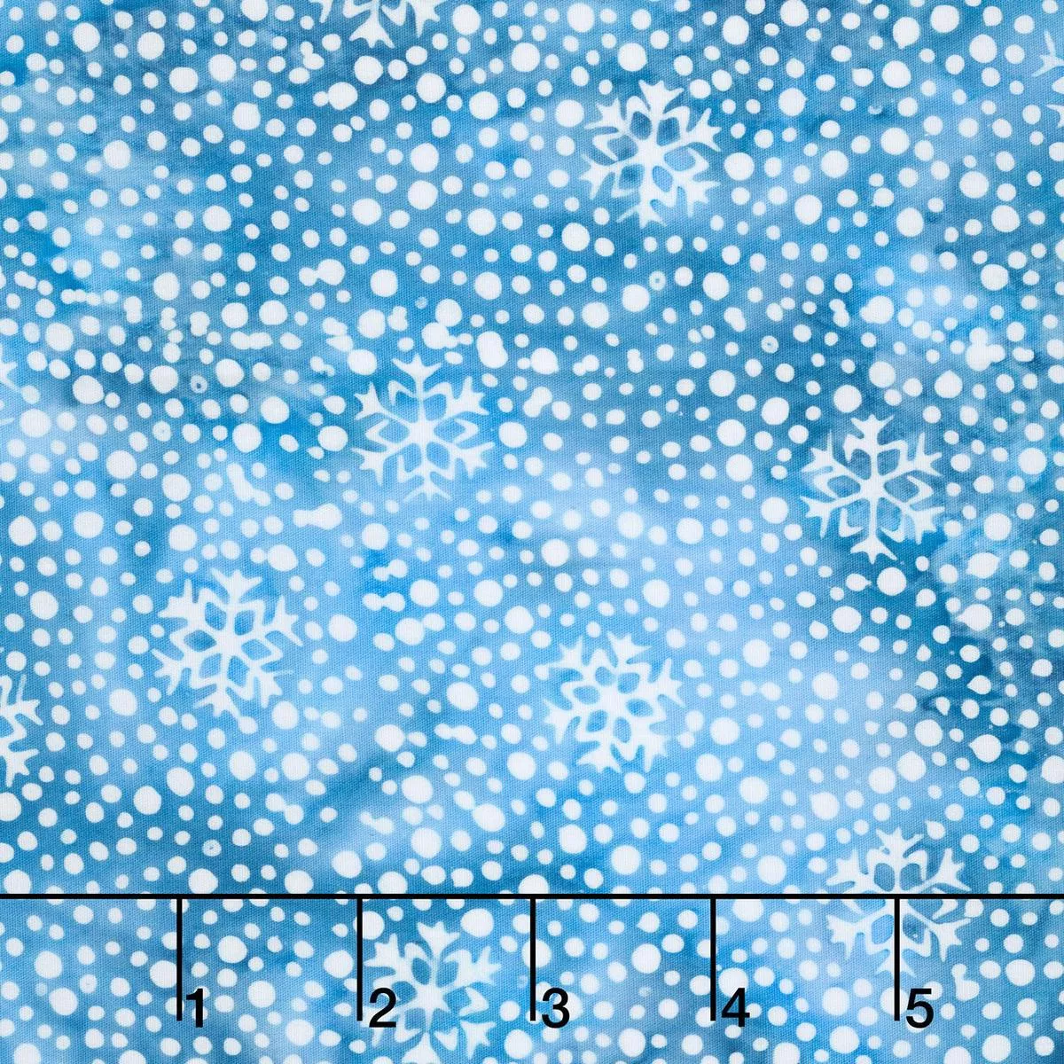 snowfall-batiks-snowflakes-dots-blue-wave-yardage Snowfall Batiks – Snowflakes and Dots Blue Wave Yardage