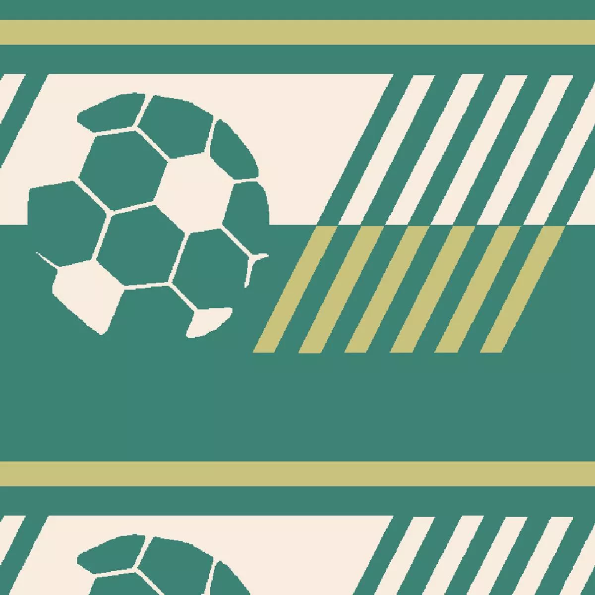soccer-stripe-on-teal-fabric Soccer Stripe on Teal Fabric