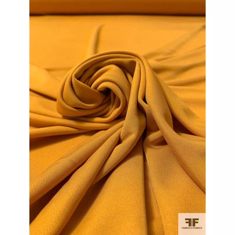 Solid Rayon Matte Jersey – Turmeric