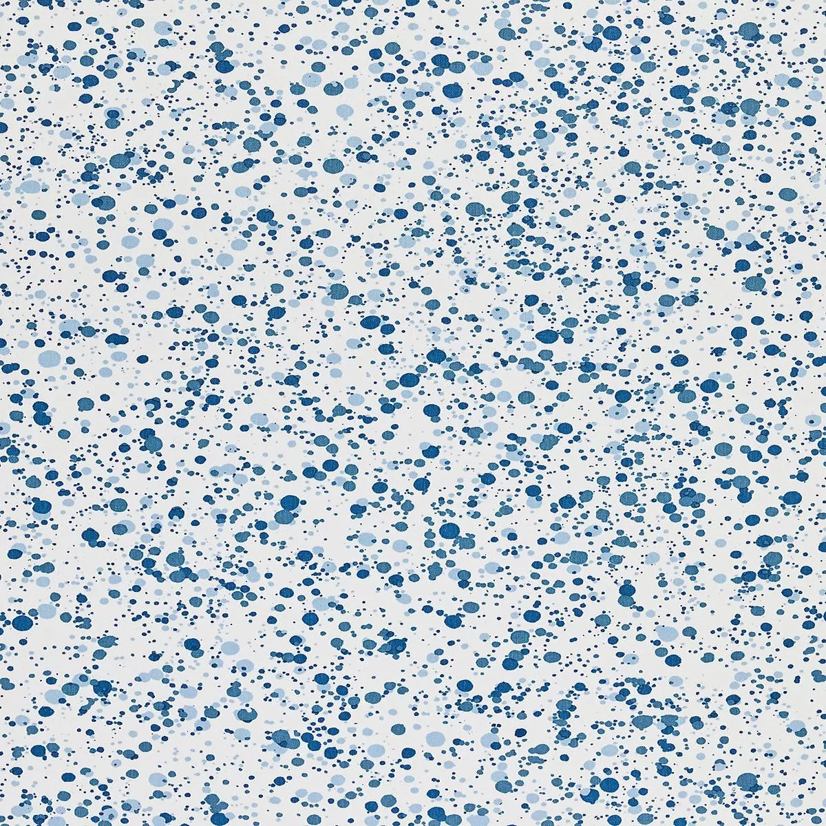 Spatter Cotton Print – Ocean Blue by Scalamandre Fabric