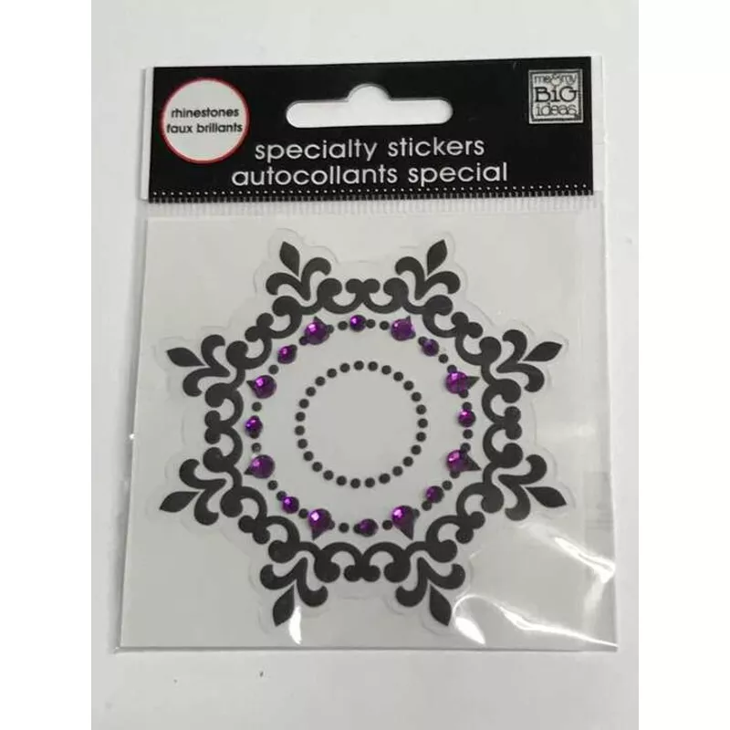 Specialty Sticker with Rhinestones