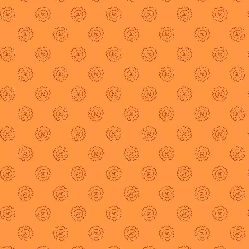Spellcaster’s Garden – Orange Single Button 9816M-O