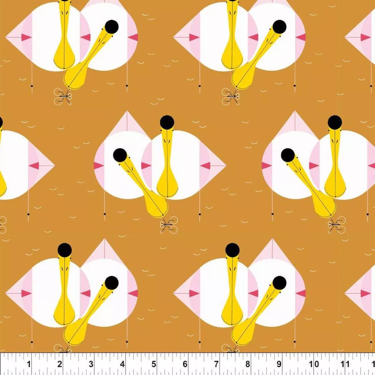 Spoonbills Organic by Charley Harper
