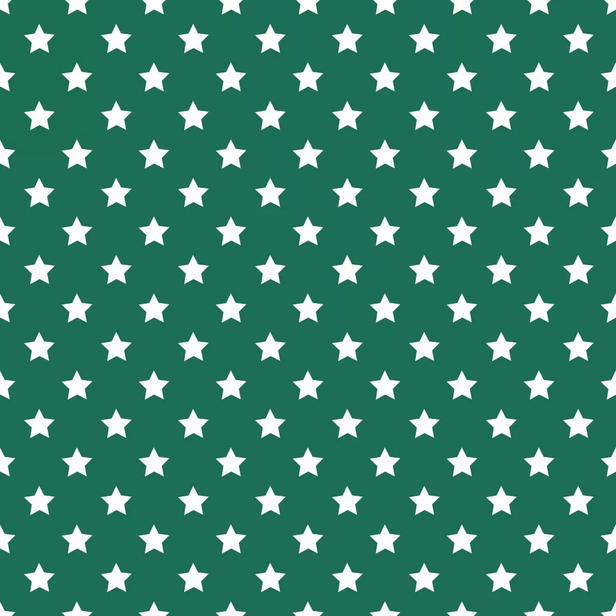 stars-basics-fabric-white-on-hunter-green Stars Basics Fabric – White on Hunter Green
