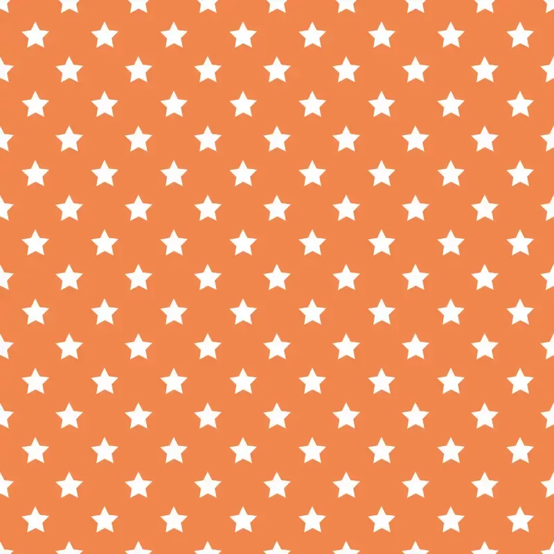 stars-basics-fabric-white-on-soft-orange Stars Basics Fabric – White on Soft Orange