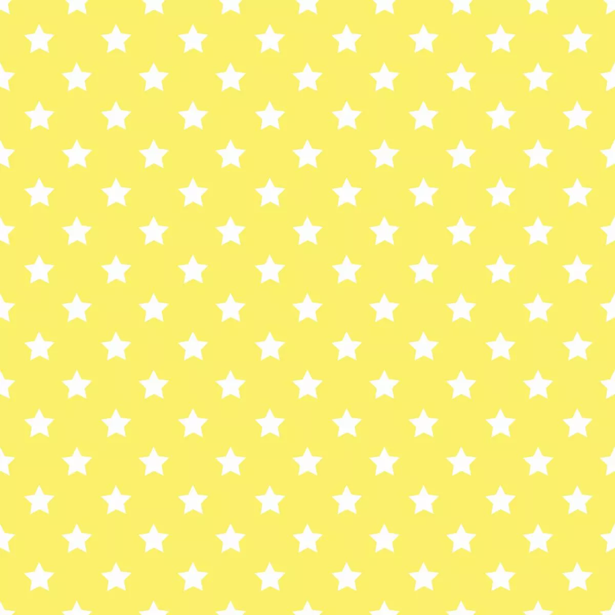 stars-basics-fabric-white-on-yellow Stars Basics Fabric – White on Yellow